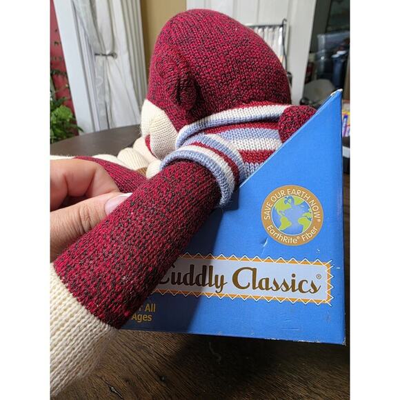 Cuddly Classics Sock Monkeys Dan Dee New Stuffed Toy - Picture 7 of 13